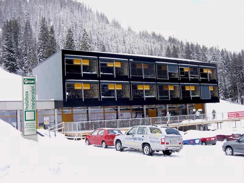 Holzbox Niederalpl Aparthotel Mürzsteg Εξωτερικό φωτογραφία